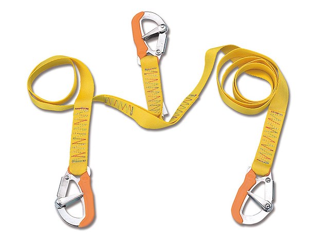 Cordone di sicurezza a 3 moschettoni