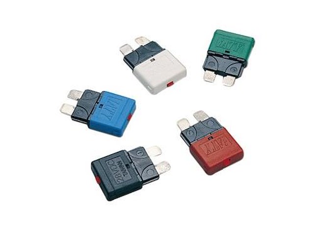 Fusibili lamellari riarmabili - 20 A - Confezione da 5 pz. -