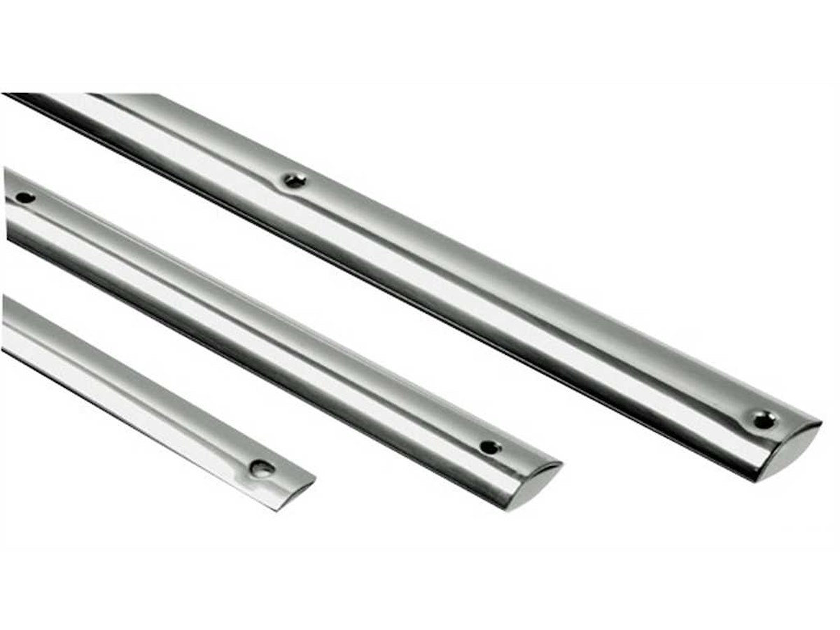 Profilo in acciaio Inox 18 x 5,3 mm. - 3 Metri