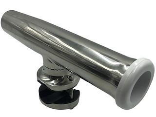 Portacanne Inox con morsetto centrale Ø 32 / 50 mm.