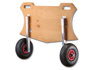 Ruote ribaltabili per alaggio battelli 