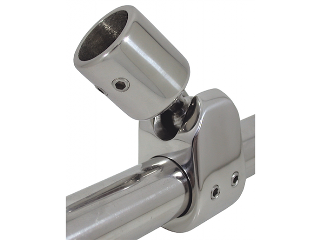 Supporto a cappuccio con perno sfilabile per corrimano - Ø 25 mm