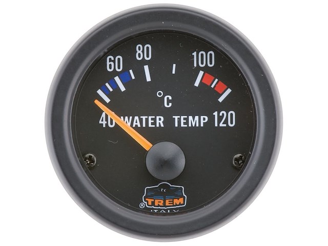 Indicatore temperatura acqua colore nero