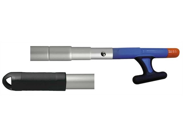 Mezzo marinaio tritelescopico con testa in gomma - 150/382 cm