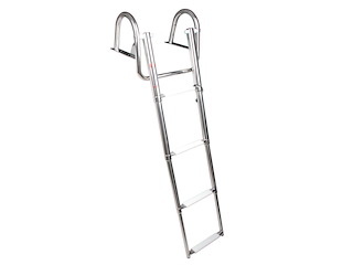 Scaletta telescopica con maniglioni 4 gradini