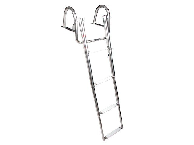 Scaletta telescopica con maniglioni 4 gradini