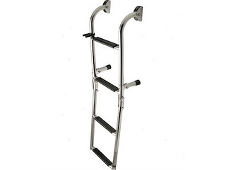 Scaletta pieghevole 260 mm - 5 gradini bianchi - 