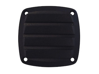 Presa d'aria colore nera 85 x 85 mm