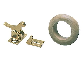 Chiusura a molla in ottone e Teak