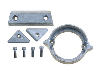 Kit anodi per piede Volvo 290 Dual Prop - Anodi in zinco -