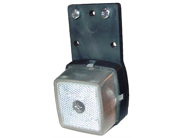 Fanale d'ingombro base gomma bianco