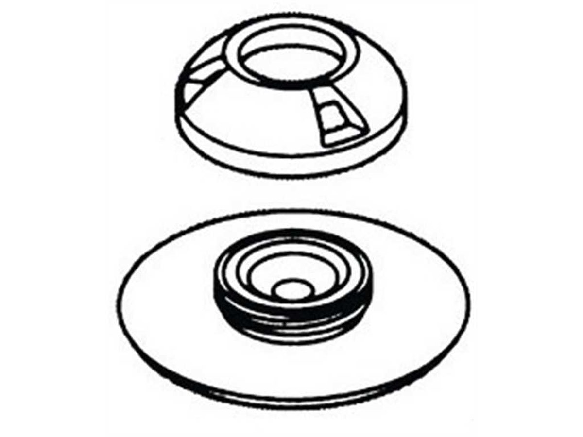 Bottone automatico Perfix - Femmina per tessuto -