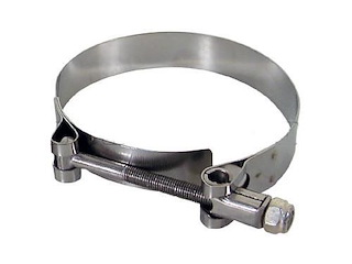 Fascette stringitubo a collare con bullone - 140 / 148 mm. -