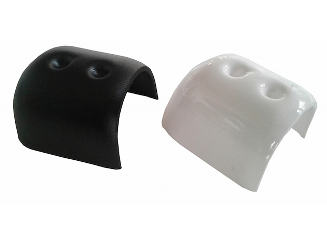 Terminale per bottazzo Radial in PVC 65 mm. - Nero -