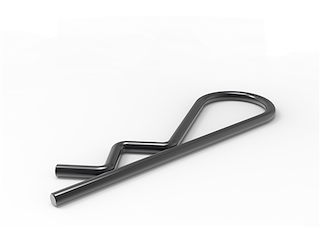 Coppiglie a R - Ø 2 mm - 3 Pezzi