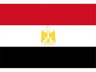 Bandiera Egitto 40 x 60 cm.