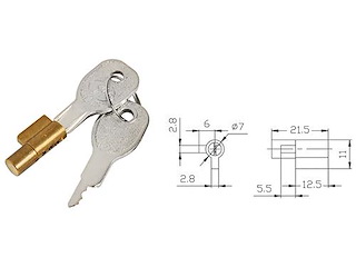 Lucchetto blocca gancio rimorchio