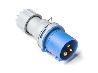 Spina tripolare per banchina - maschio 16 A -