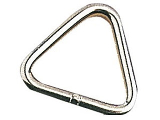 Triangolo inox - 8 x 50 mm. -
