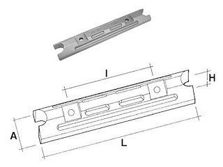 Barra 40 mm. - YAMAHA / MARINER -