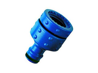 Attacco rubinetto filettato - doppio 3/4 e 1/2 -