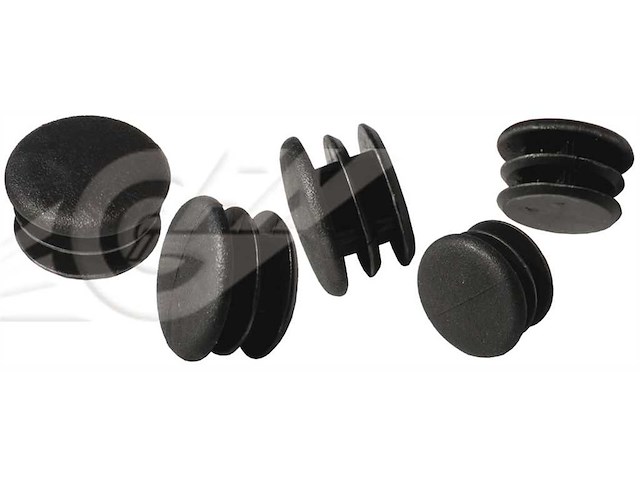 Tappo terminale in plastica per tubi Inox Ø 22 mm - 2 pezzi