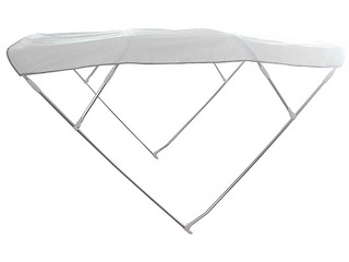 Capottina parasole Bimini 4 archi - Bianca 235/245 cm. -