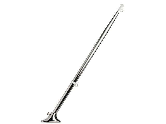 Asta portabandiera conica in acciaio inox - 120 cm -