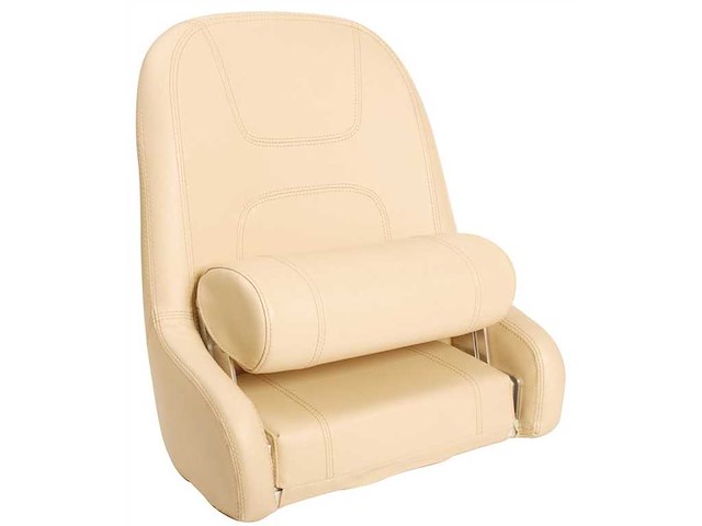 Sedile anatomico imbottito con flip up H51 - Beige