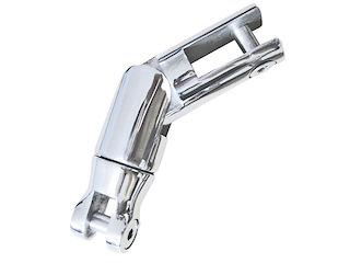 Giunto doppio snodo in acciaio inox per catene da 6/8 mm