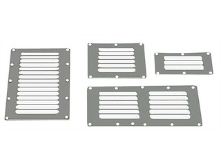 Griglia aerazione + reticella 115 x 127 mm. 