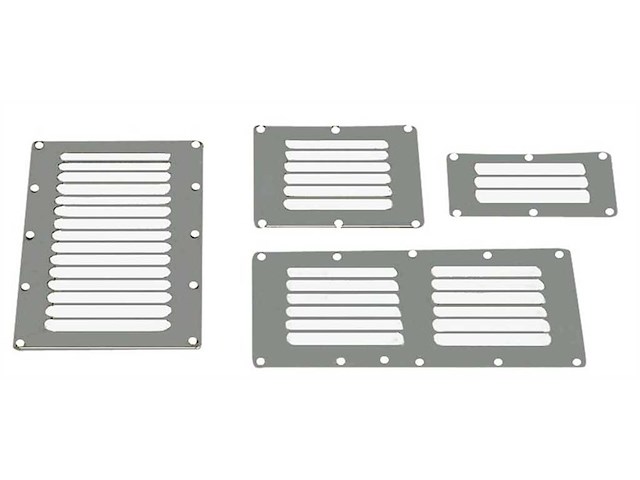 Griglia aerazione + reticella 115 x 127 mm. 