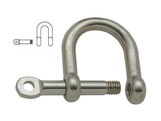 Grillo in acciaio inox mod Largo 8 x 48 mm