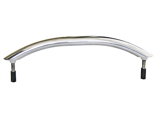 Corrimano in acciaio inox con perno filettato - 30 cm