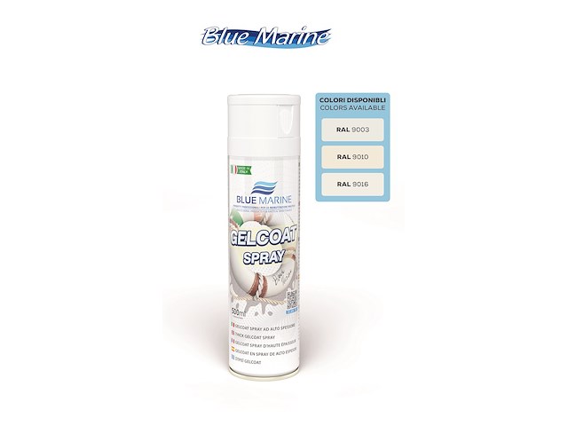 Gelcoat Spray Blue Marine - RAL9010 -