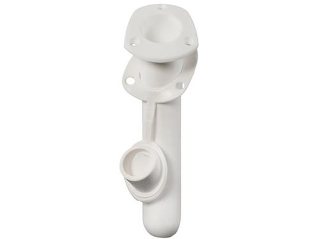 Portacanna ad incasso in plastica con tappo