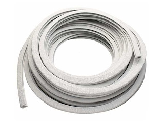 Profilo per bordare vetroresina - Bianco per spessori da 3,5 a 5 mm. -