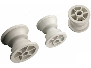 Puleggia di ricambio per musoni di prua - 58 x Ø 70 mm. -