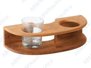 Portabicchiere curvilineo - 2 Bicchieri