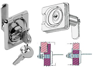 Chiusura rotante per boccaporti e gavoni