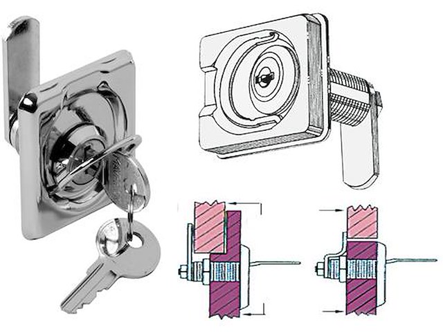 Chiusura rotante per boccaporti e gavoni