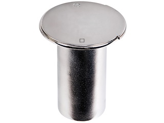 Boccola da incasso inclinata con cop. rotante per pali Ø 38 mm.