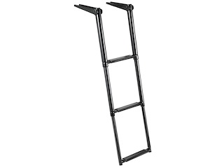 Scaletta telescopica Black Line - 3 gradini -