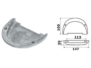 Piede zinco Duo Prop - VOLVO -