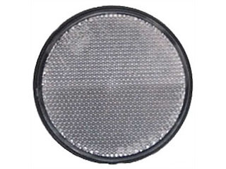 Catadiottro bianco adesivo