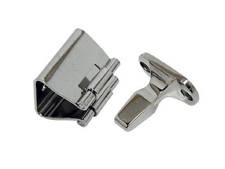 Arresto a spinta per porte e portelli 29 x 20 mm