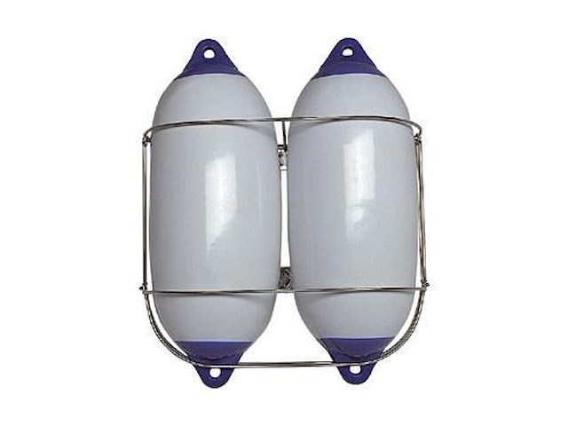 Portaparabordo per 2 parabordi 150 mm