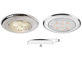 Plafoniera senza incasso - 6 Led bianchi