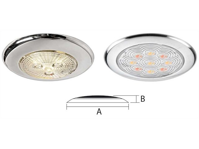 Plafoniera senza incasso - 6 Led bianchi