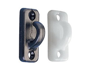 Gancetti per usi vari - verticale col. nero - 2 pz. - 